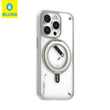 BLUEO MagSafe-Compatible 360° Dönen Metal Stand Matte Case for iPhone 15 Pro Max · 1
