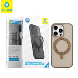BLUEO MagSafe-Compatible 360° Döner Stand Skin Friendly Matte Case for iPhone 16 Pro · 3