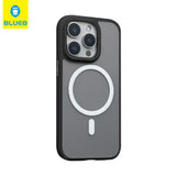 BLUEO MagSafe-Compatible Fingerprint-Resistant Metal Buttons Frosted Case for iPhone 15 · 1