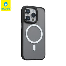 BLUEO MagSafe-Compatible Fingerprint-Resistant Metal Buttons Frosted Case for iPhone 15 · 1