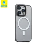 BLUEO MagSafe-Compatible Fingerprint-Resistant Metal Buttons Frosted Case for iPhone 15 Pro · 1