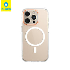 BLUEO MagSafe-Compatible Colored Camera Protection Clear Hard-Shell Case for iPhone 14 Pro Max · 1