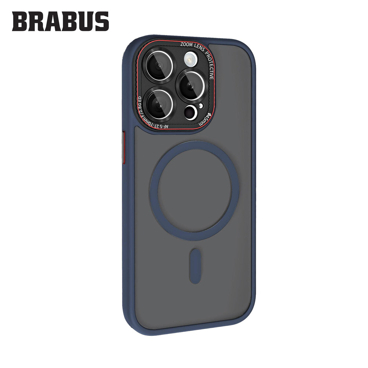 BRABUS iPhone 13 Anti-Shock MagSafe-Compatible Camera-Lens Protection Frosted Soft Edges Sonic Silicone Case · 3