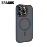 BRABUS iPhone 13 Anti-Shock MagSafe-Compatible Camera-Lens Protection Frosted Soft Edges Sonic Silicone Case · 3