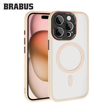 BRABUS iPhone 13 Anti-Shock MagSafe-Compatible Camera-Lens Protection Frosted Soft Edges Sonic Silicone Case · 1