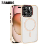 BRABUS iPhone 13 Anti-Shock MagSafe-Compatible Camera-Lens Protection Frosted Soft Edges Sonic Silicone Case · 1