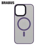 BRABUS iPhone 14 Pro Anti-Shock MagSafe-Compatible Soft Edges Frosted Matte Fall Silicone Case · 3