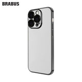 BRABUS iPhone 14 Pro Kenaları Colored Camera-Lens Protection Slim Slim Clear Hard-Shell Drum Silicone Case · 1