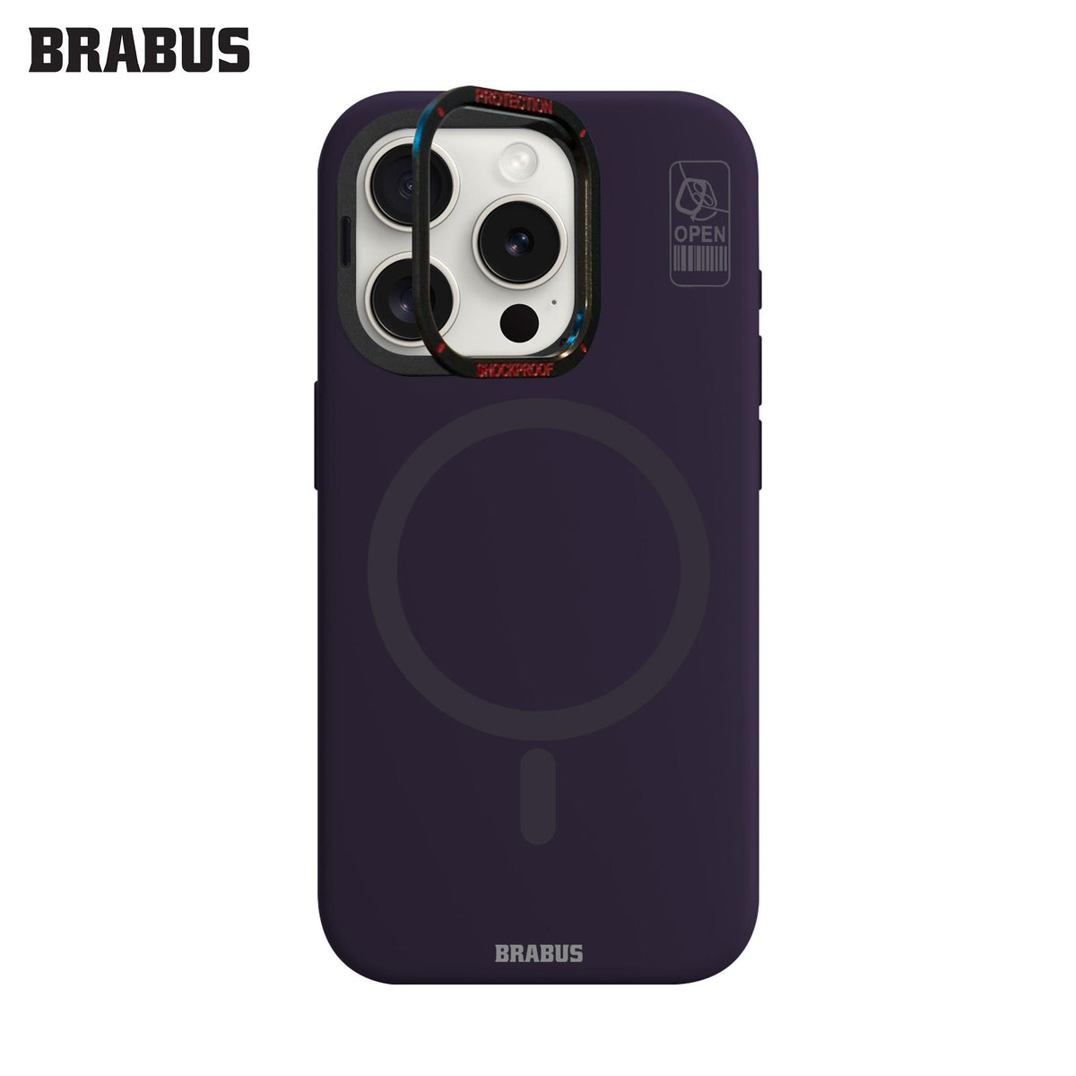 BRABUS Iphone 14 Pro MagSafe Kamera Stand Slim Matte Hard-Shell Hiper Silicone Case · 3