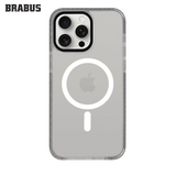 BRABUS Iphone 14 Pro Max Ekstra Yan Katmanlı Anti-shock MagSafe-Compatible Silicone Splash Clear Case · 1
