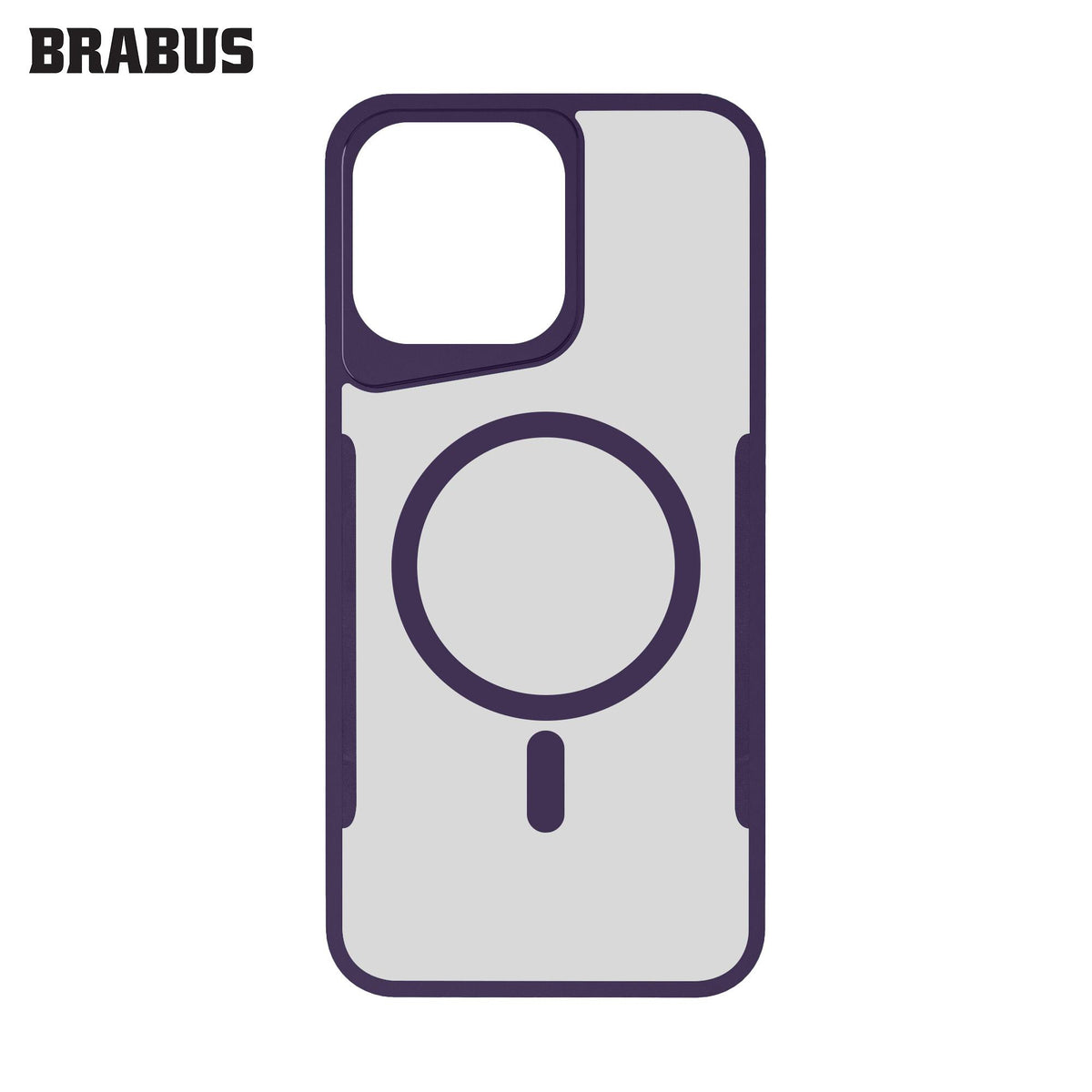 BRABUS Iphone 15 MagSafe Slim Silicone Horizon Clear Case · 2