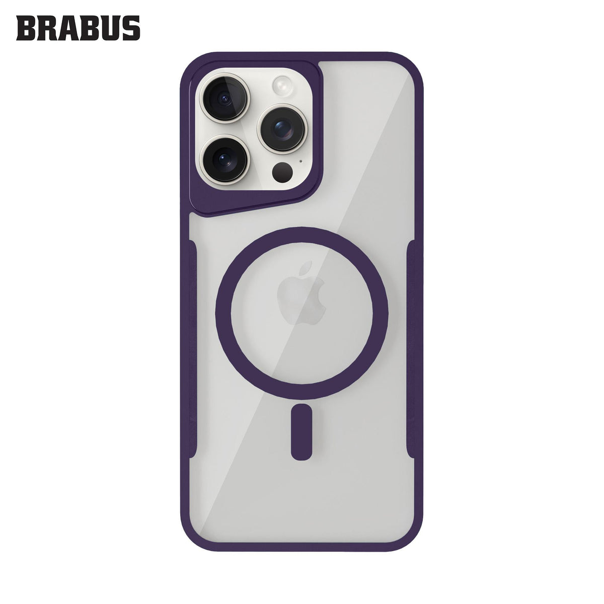 BRABUS Iphone 15 MagSafe Slim Silicone Horizon Clear Case · 1