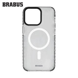 BRABUS iPhone 15 MagSafe-Compatible Extra Yan Katman Korumalı Anti-Shock Clear Dump Silicone Case · 3