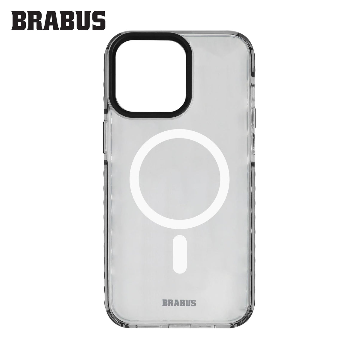 BRABUS iPhone 15 MagSafe-Compatible Extra Yan Katman Korumalı Anti-Shock Clear Dump Silicone Case · 3
