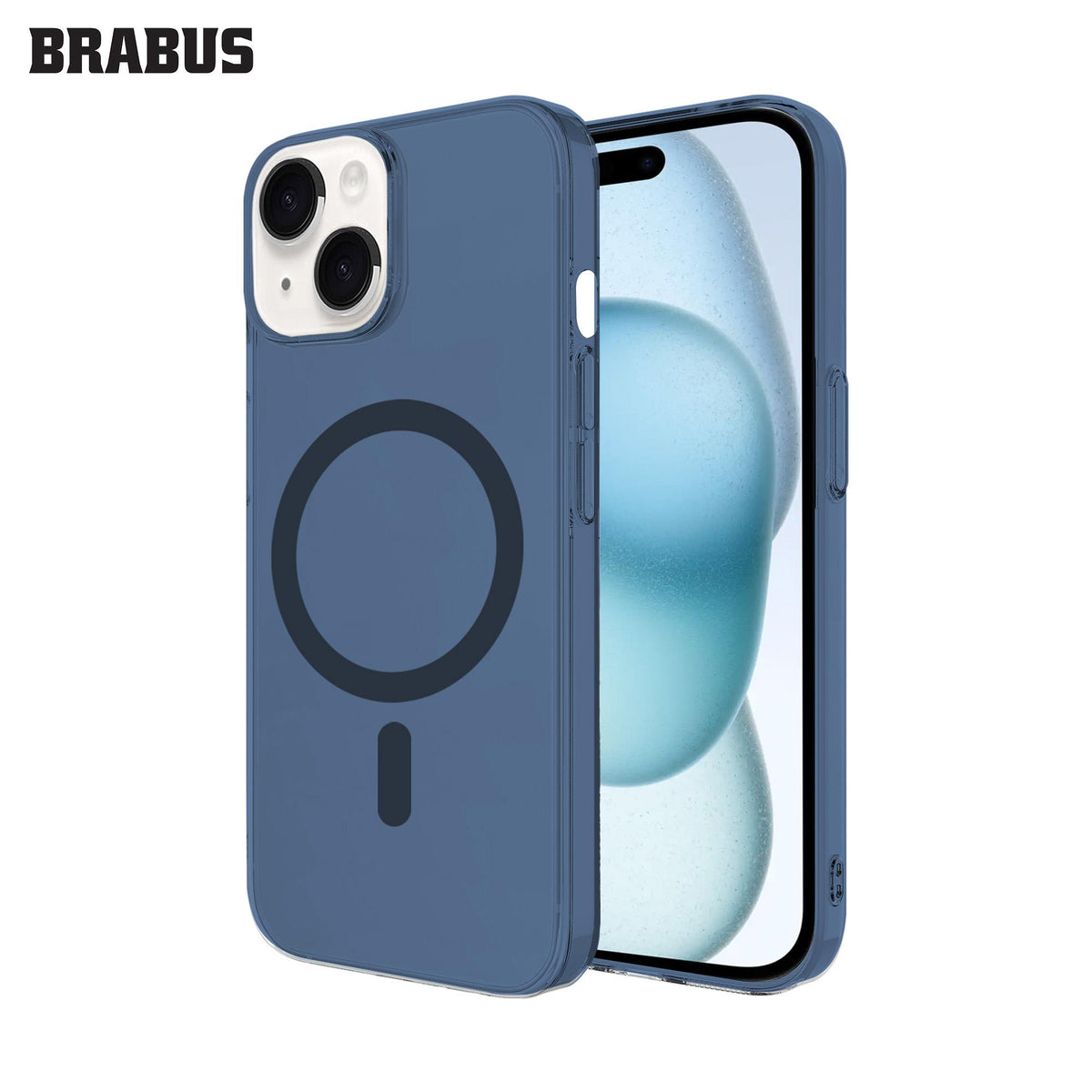 BRABUS iPhone 15 MagSafe-Compatible Orijinal Çipli Mika IC Magsafe Clear Hard-Shell Case · 2