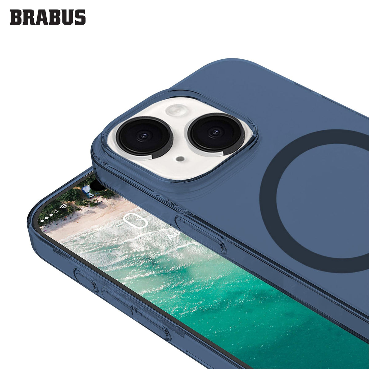 BRABUS iPhone 15 MagSafe-Compatible Orijinal Çipli Mika IC Magsafe Clear Hard-Shell Case · 3