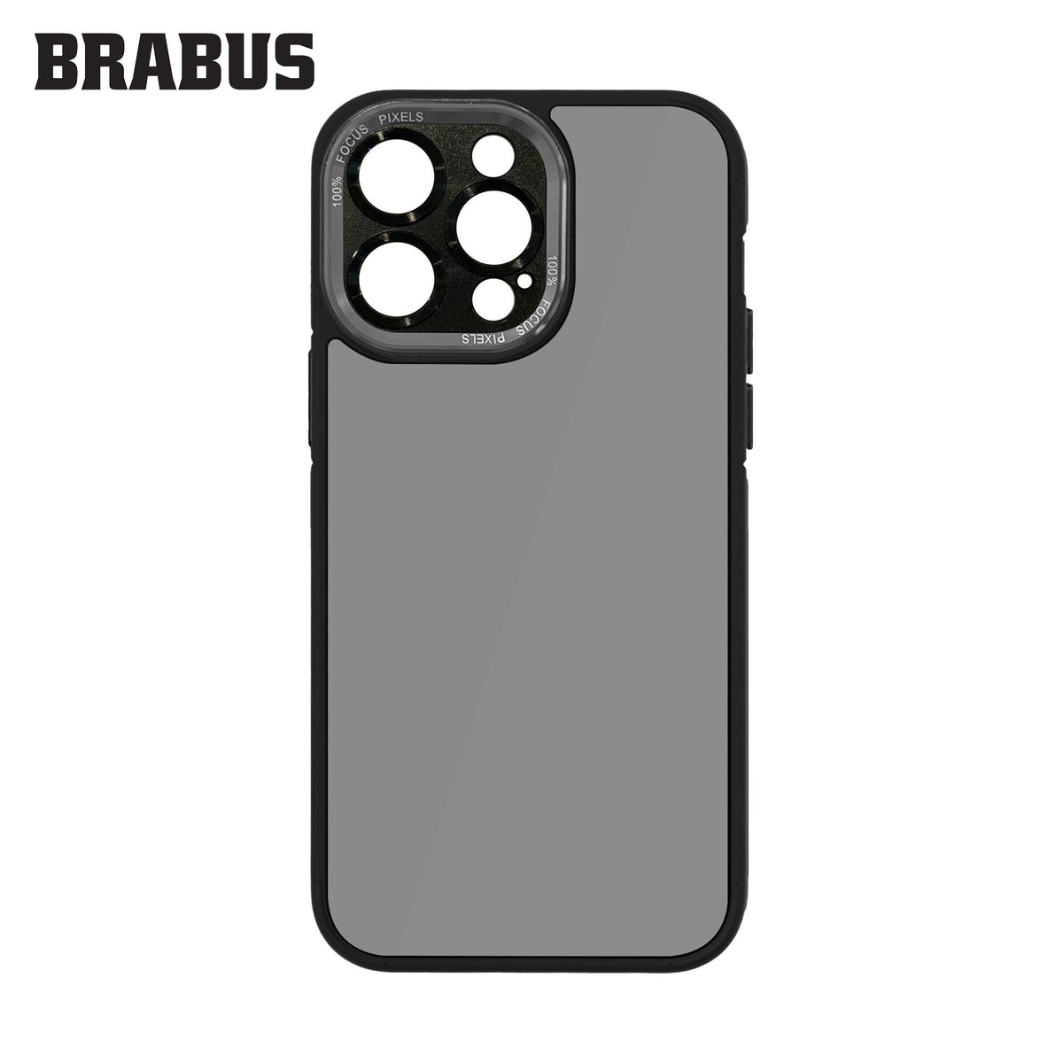 BRABUS iPhone 15 Pro Anti-Shock Camera-Lens Protection Arkası Clear Soft Edges Try Silicone Case · 3