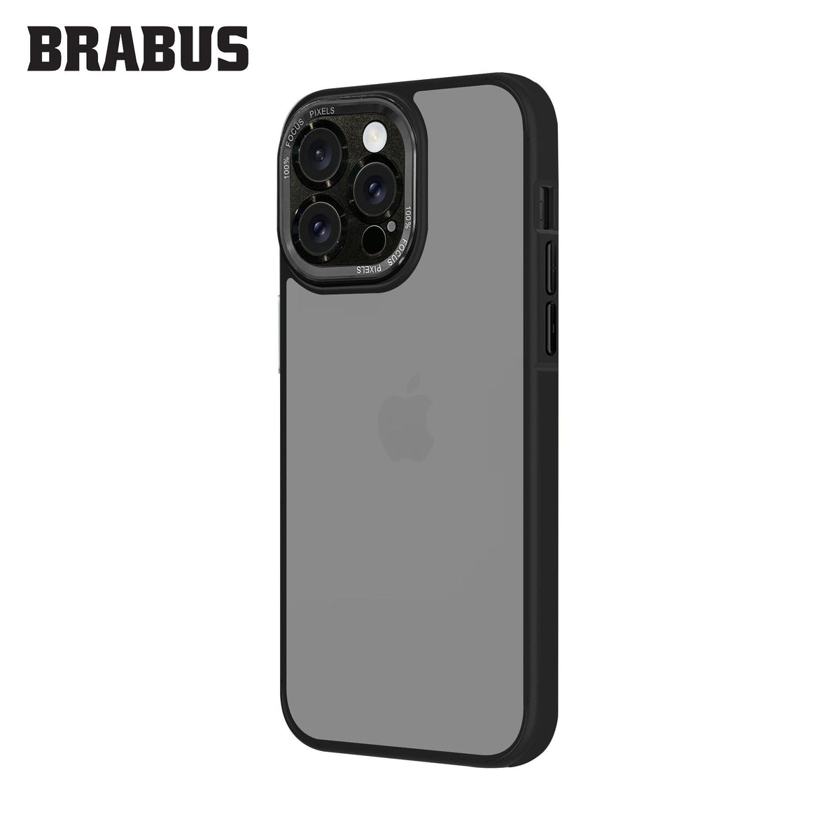 BRABUS iPhone 15 Pro Anti-Shock Camera-Lens Protection Arkası Clear Soft Edges Try Silicone Case · 4