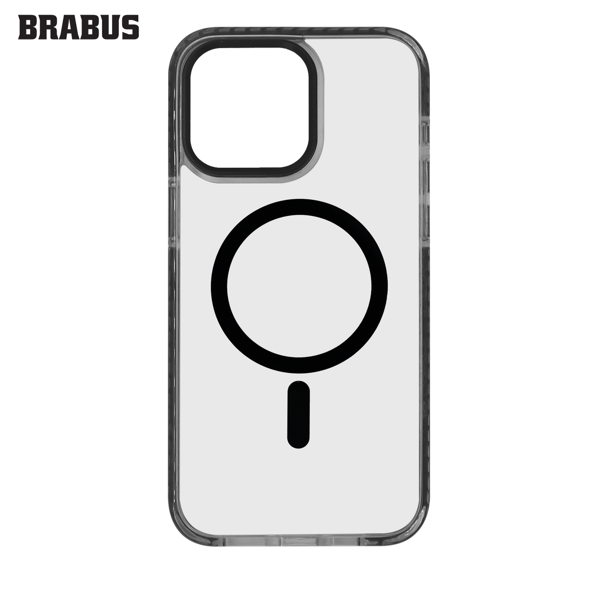 BRABUS Iphone 15 Pro Ekstra Yan Katmanlı Anti-shock MagSafe-Compatible Silicone Splash Clear Case · 3