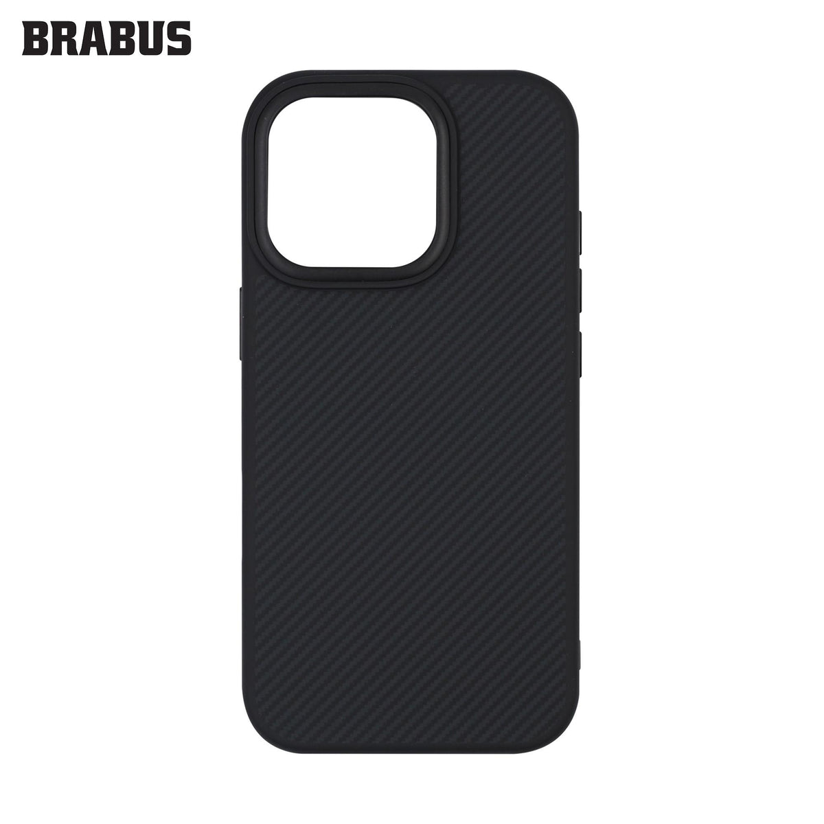 BRABUS iPhone 15 Pro Hidden MagSafe-Compatible Karbon Covering Soft Edges Silicone Nitro Case · 2