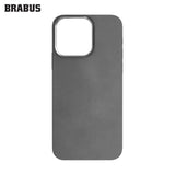 BRABUS iPhone 15 Pro Hidden MagSafe-Compatible Deri Görünümlü Silicone Oregon Case · 3