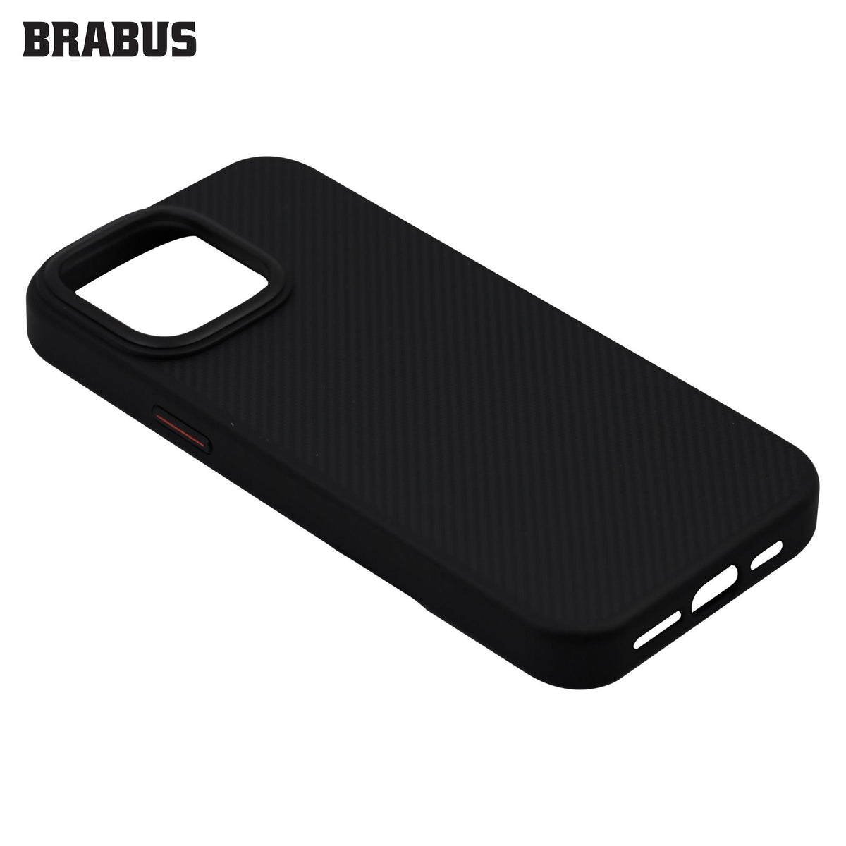 BRABUS iPhone 15 Pro Hidden MagSafe-Compatible Karbon Covering Soft Edges Silicone Nitro Case · 3