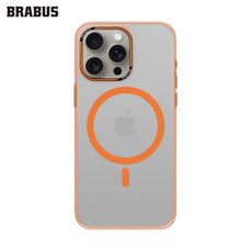 BRABUS iPhone 15 Pro MagSafe-Compatible Colored Clear Anti-Shock Cupra Silicone Case · 1