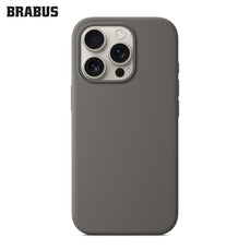 BRABUS iPhone 15 Pro MagSafe-Compatible Silinebilir Velvet-Lined Soft Jel Dokulu Soft Figura IC Silicone Case · 1