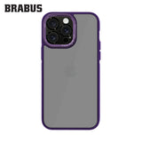 BRABUS iPhone 15 Pro Max Anti-Shock Camera-Lens Protection Arkası Clear Soft Edges Try Silicone Case · 1