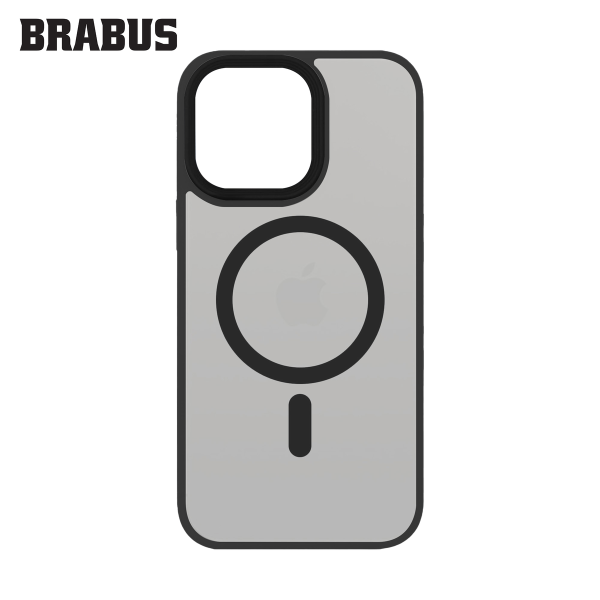BRABUS iPhone 15 Pro Max Anti-Shock MagSafe-Compatible Soft Edges Frosted Matte Fall Silicone Case · 3