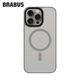 BRABUS iPhone 15 Pro Max Anti-Shock MagSafe-Compatible Soft Edges Frosted Matte Fall Silicone Case · 1