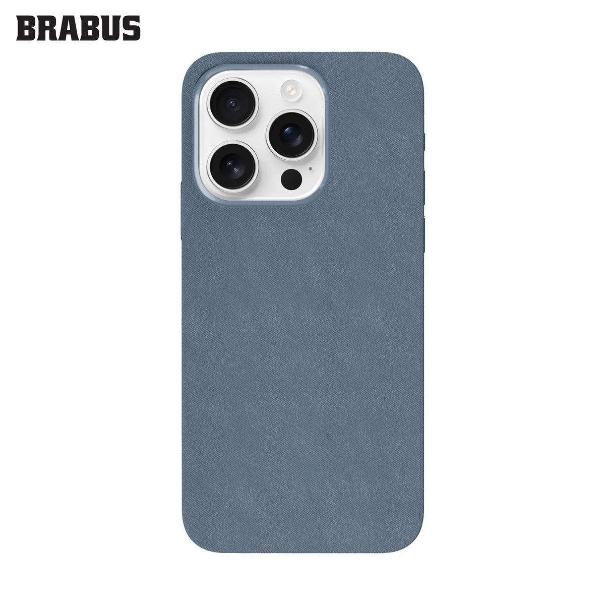BRABUS iPhone 15 Pro Max Hidden MagSafe-Compatible Dışı Süet Velvet-Lined Covering Paradox Case · 2