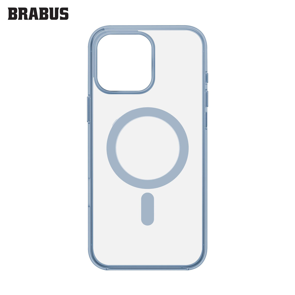 BRABUS iPhone 15 Pro Max Kenarları Colored Arkası Clear MagSafe-Compatible Slim Slim Hard-Shell Voi Silicone Case · 3