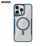 BRABUS Iphone 15 Pro Max MagSafe Slim Silicone Horizon Clear Case · 2