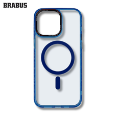 BRABUS Iphone 15 Pro Max MagSafe Max Anti-Shock Silicone Rex Clear Case · 1