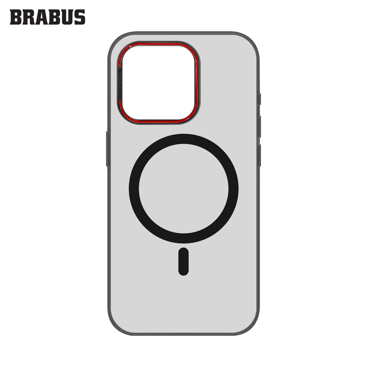 BRABUS iPhone 15 Pro Max MagSafe Metal Stand Colored Clear Slim Slim Paris Hard-Shell Case · 3