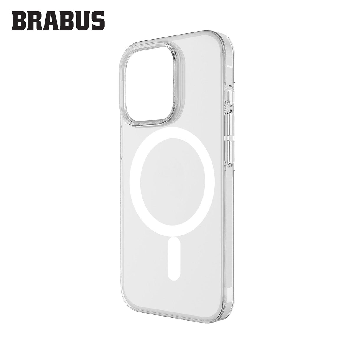 BRABUS iPhone 15 Pro Max MagSafe-Compatible Slim Slim Clear Royal Hard-Shell Case · 2