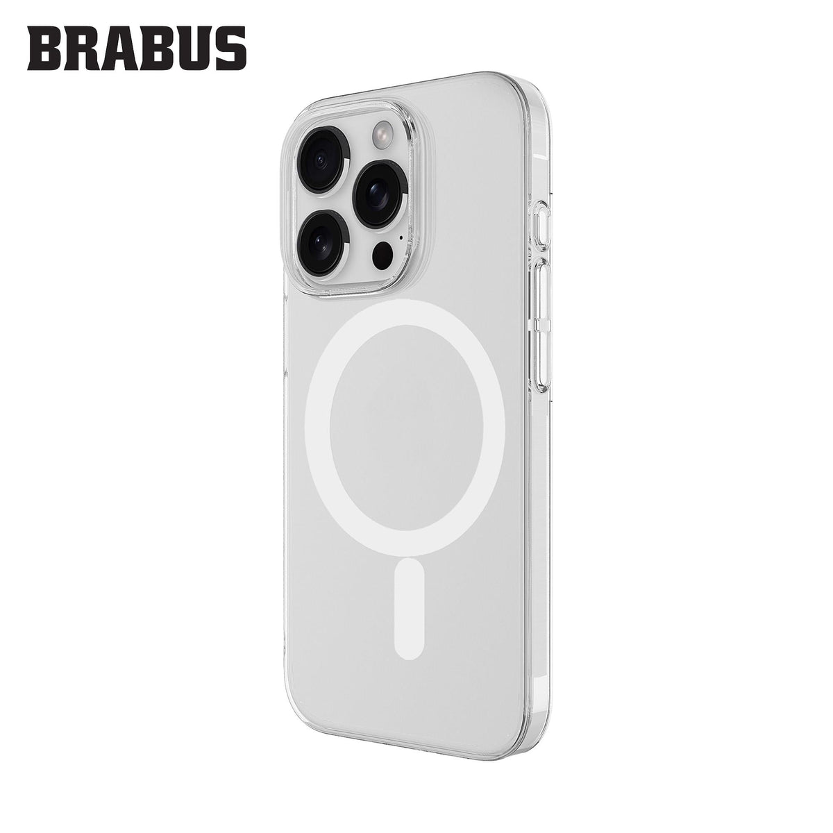 BRABUS iPhone 15 Pro Max MagSafe-Compatible Slim Slim Clear Royal Hard-Shell Case · 1