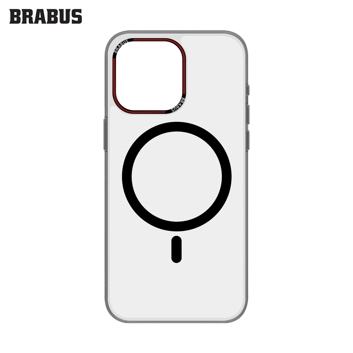 BRABUS iPhone 15 Pro Max MagSafe-Compatible Colored Clear Anti-Shock Cupra Silicone Case · 3
