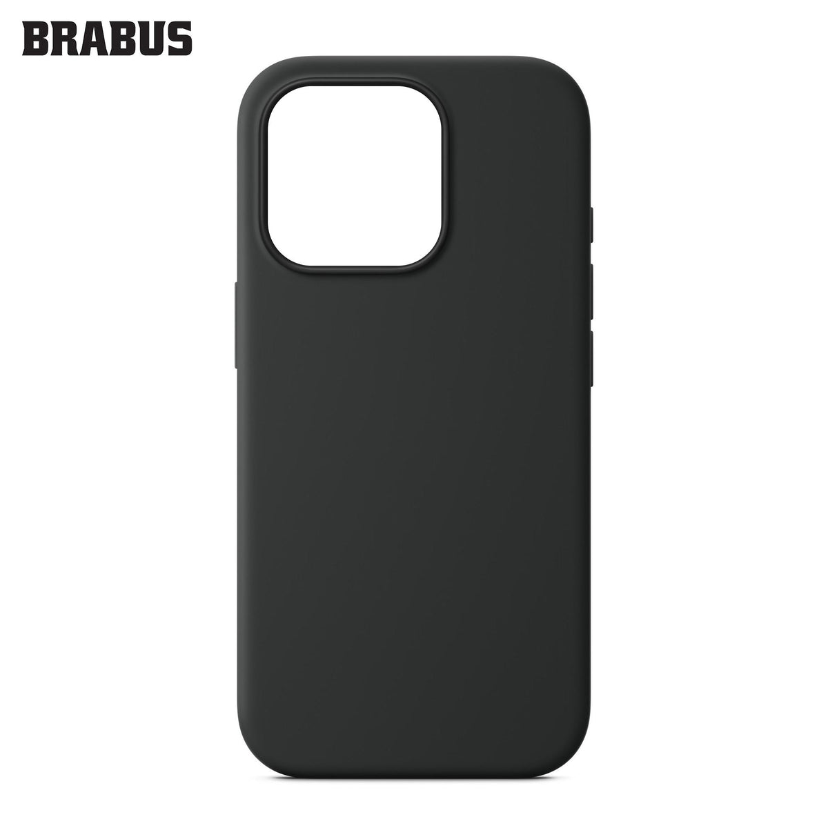 BRABUS iPhone 15 Pro Max MagSafe-Compatible Silinebilir Velvet-Lined Soft Jel Dokulu Soft Figura IC Silicone Case · 2