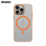 BRABUS iPhone 15 Pro Max MagSafe-Compatible Colored Clear Anti-Shock Cupra Silicone Case · 1