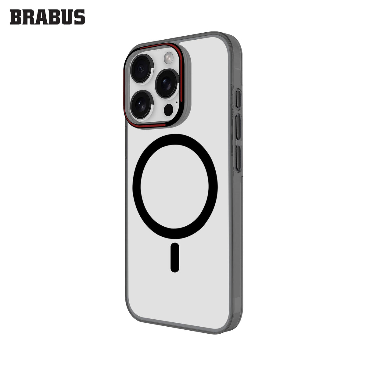 BRABUS iPhone 15 Pro Max MagSafe-Compatible Colored Clear Anti-Shock Cupra Silicone Case · 4
