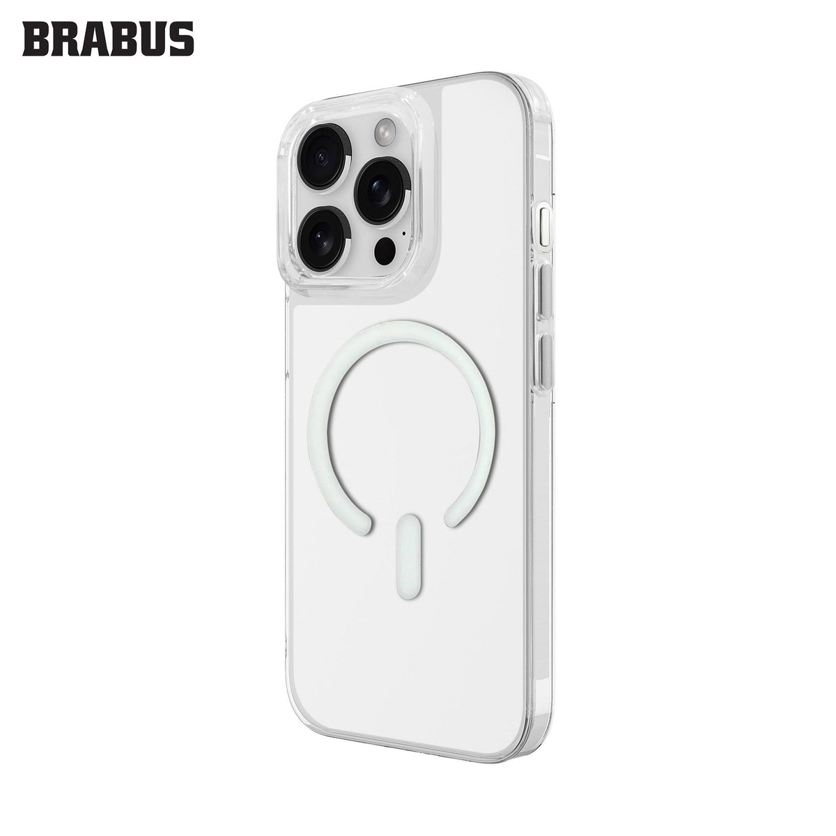 BRABUS Iphone 15 Pro Max MagSafe Hard-Shell Ultra Slim FILE Clear Case · 2