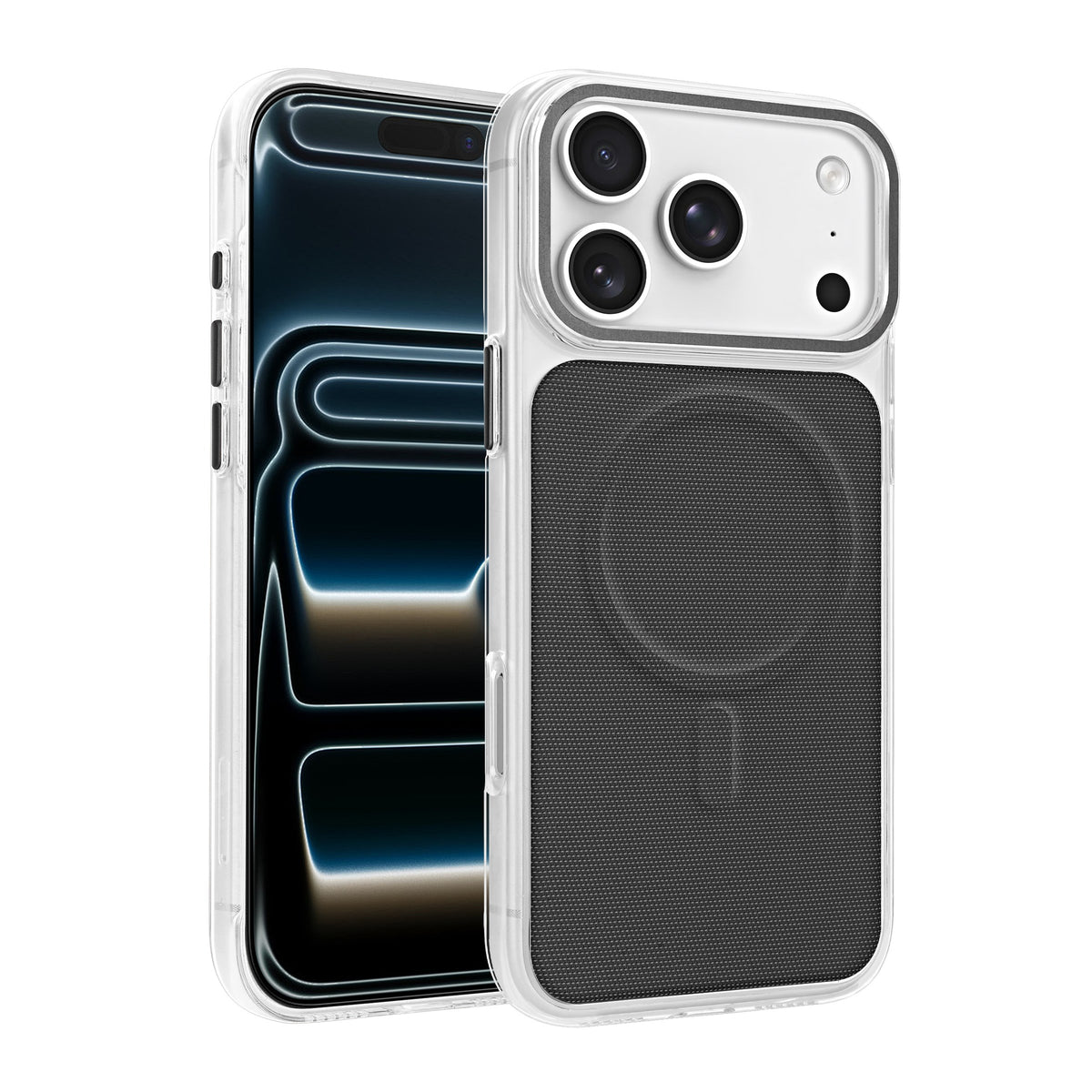 BRABUS MagSafe-Compatible Linen-Covered Yellowing-Resistant Hard-Shell Uniq Phone Case for iPhone 15 · 2