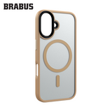 BRABUS Anti-Shock MagSafe-Compatible Soft Edges Frosted Matte Fall Silicone Case for iPhone 16 · 3
