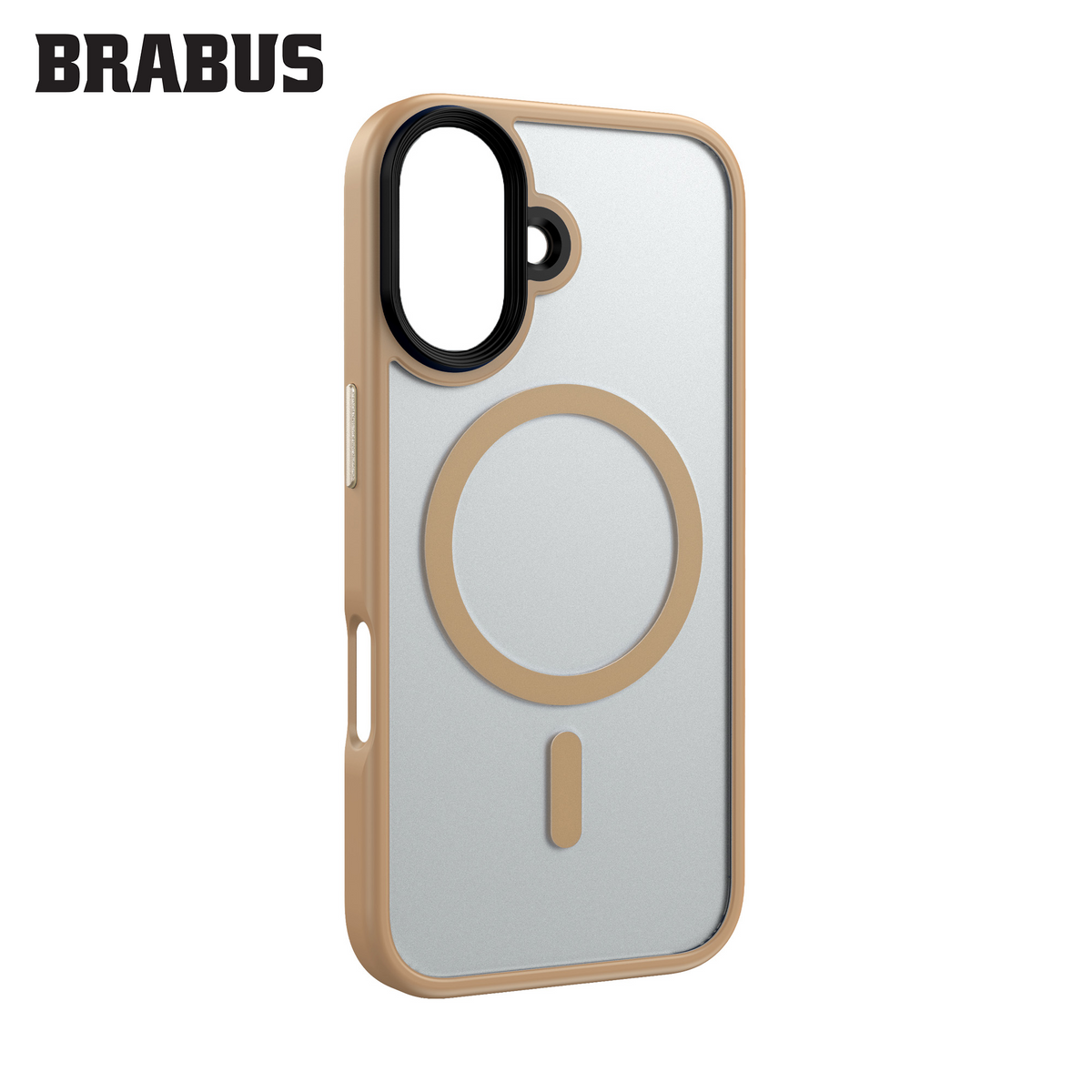 BRABUS Anti-Shock MagSafe-Compatible Soft Edges Frosted Matte Fall Silicone Case for iPhone 16 · 3