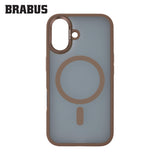 BRABUS iPhone 16 MagSafe-Compatible Frosted Soft Edges Matte York Silicone Case · 2