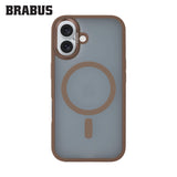 BRABUS iPhone 16 MagSafe-Compatible Frosted Soft Edges Matte York Silicone Case · 1
