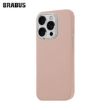 BRABUS iPhone 16 Pro Hidden MagSafe-Compatible Velvet-Lined Deri Görünümlü Kamera Kısmı Rhinestone Silicone Pearl Case · 4