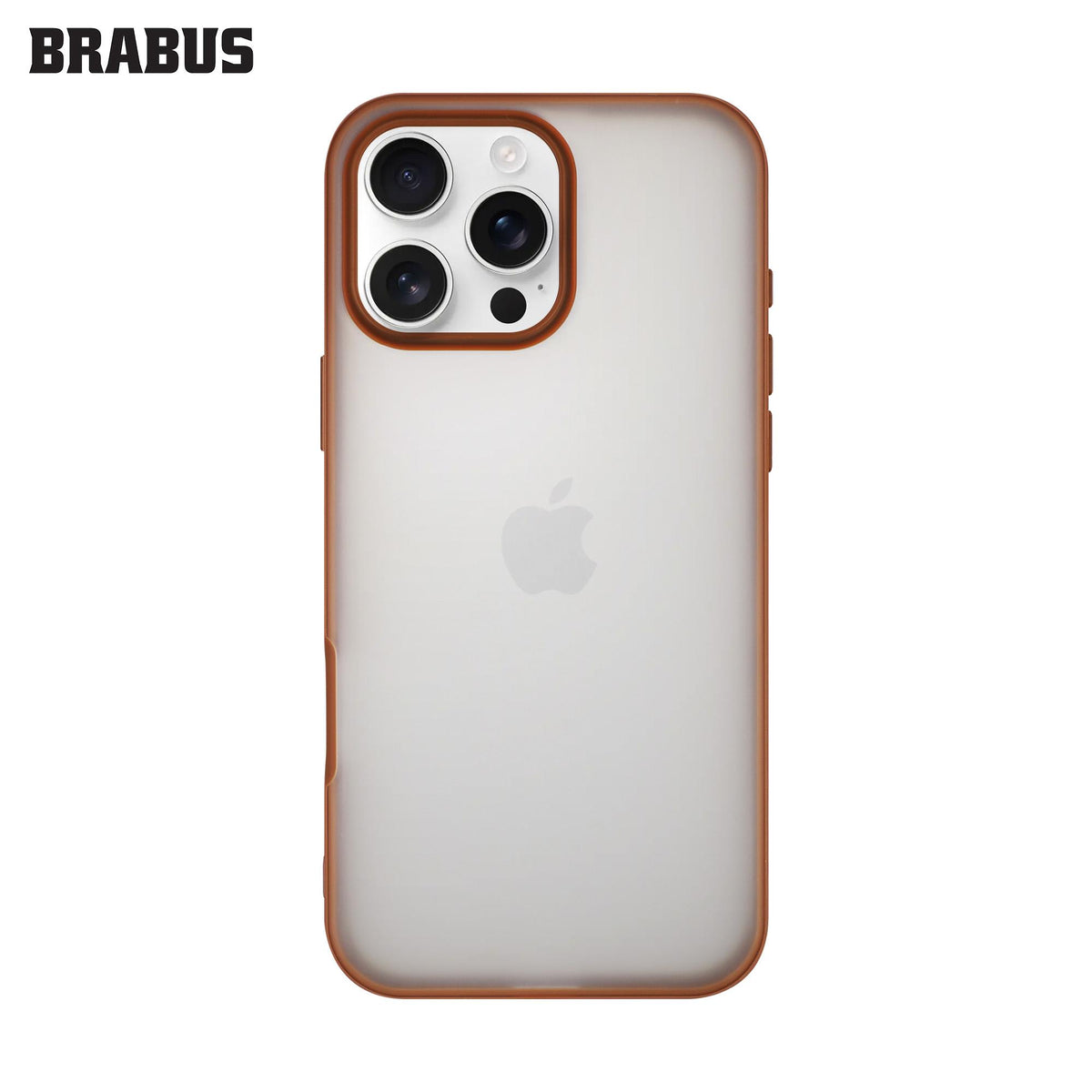 BRABUS iPhone 16 Pro Slim Slim Frosted Kenarları Colored Matte Soft Cube Silicone Case · 1